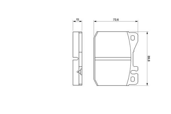 BOSCH 0 986 463 921 - Тормозные колодки 