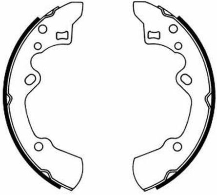 ABE C03029ABE - Барабанные колодки