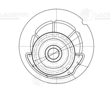 LUZAR LWP 2114 - Водяной насос - помпа