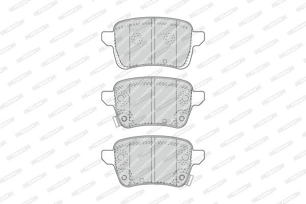 FERODO FDB4879 - Комплект тормозных колодок, дисковый тормоз PREMIER ECO FRICTION