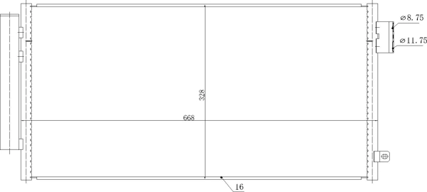 Радиатор кондиционера