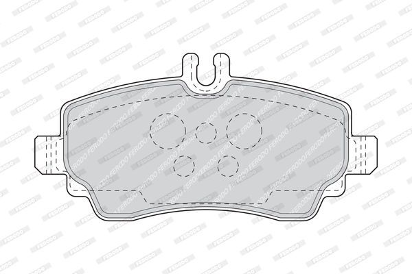 FERODO FDB1356 - Комплект тормозных колодок, дисковый тормоз PREMIER