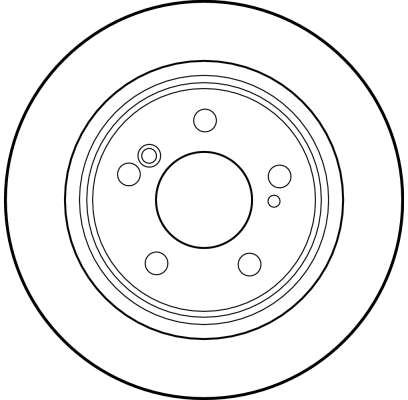 TRW DF1595 - Тормозные диски