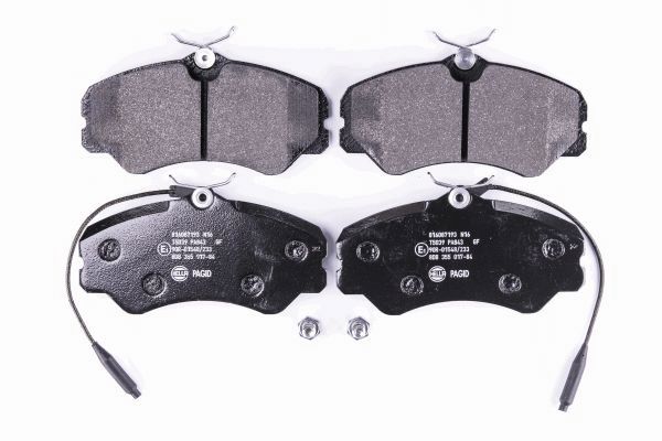 HELLA 8DB 355 017-841 - Тормозные колодки 