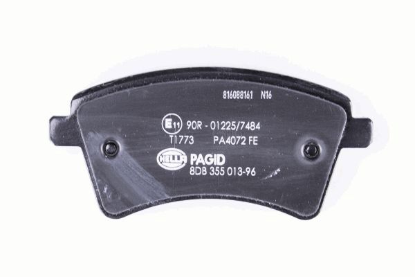HELLA 8DB 355 013-961 - Тормозные колодки 