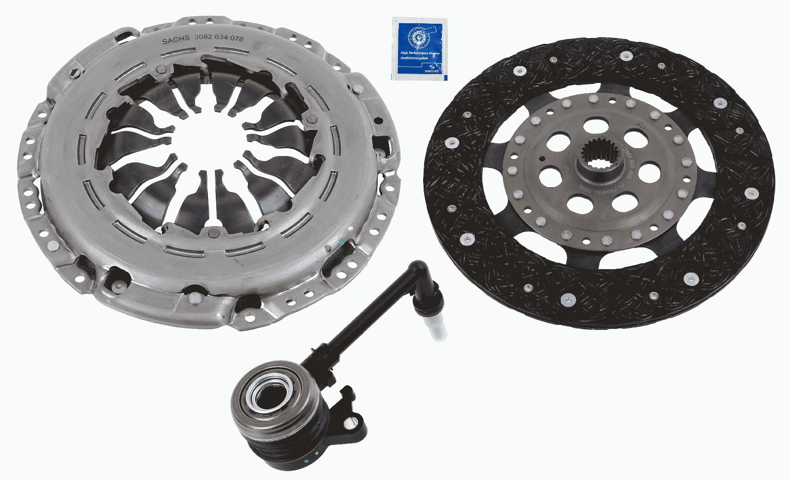 SACHS 3000 990 571 - Комплект сцепления Kit plus CSC