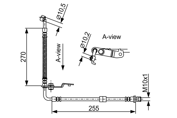BOSCH 1 987 481 954 - Тормозные шланги