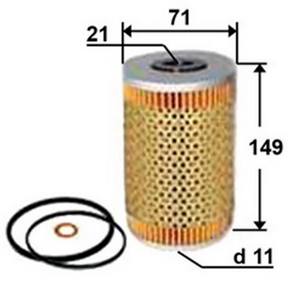 JS ASAKASHI OE1001 - Масляный фильтр