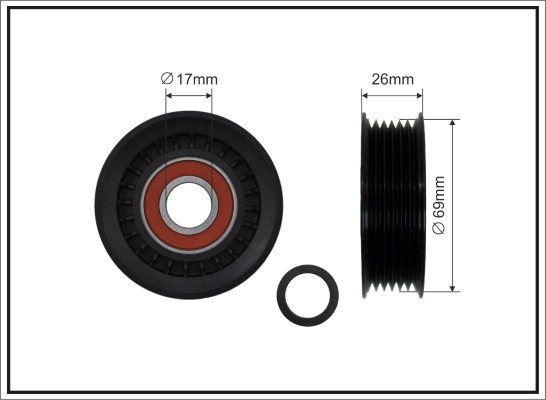 Ролик обводной приводного ремня