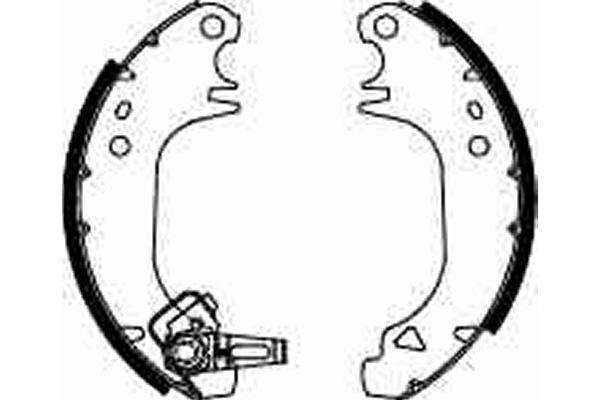 TRW GS8322 - Барабанные колодки