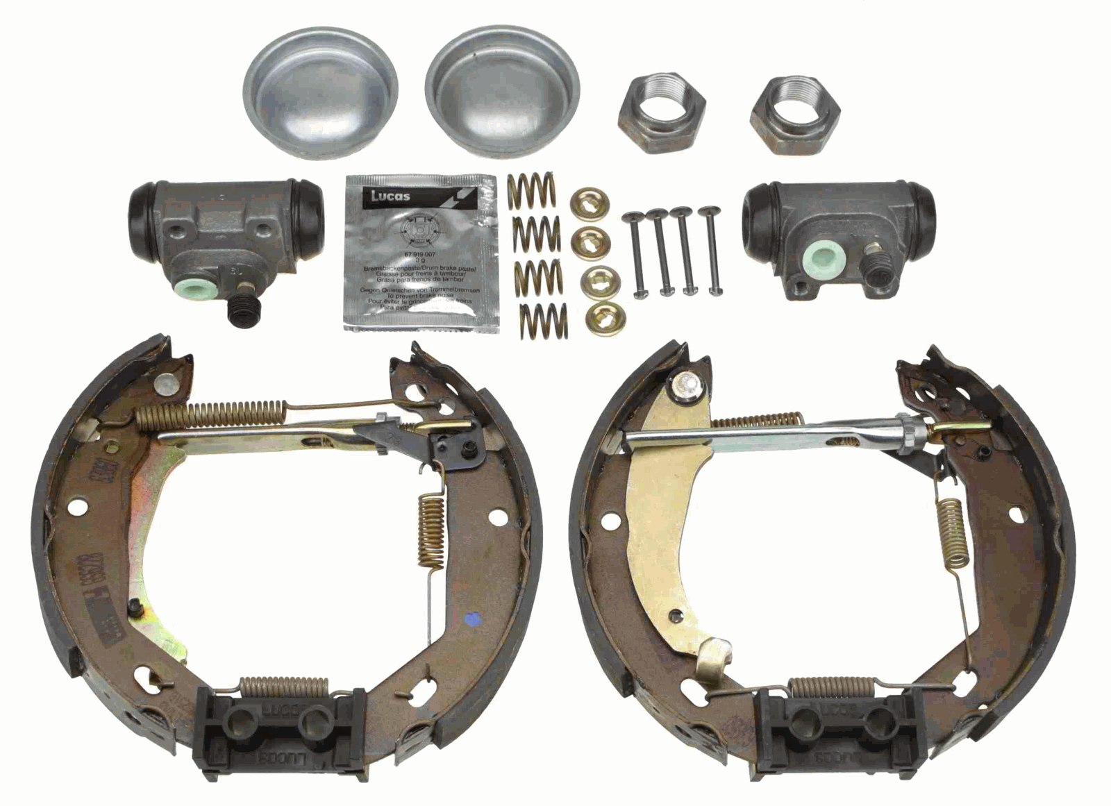 TRW GSK1238 - Комплект тормозных колодок Superkit
