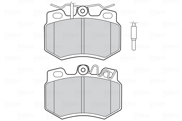 VALEO 301714 - Комплект тормозных колодок, дисковый тормоз FIRST