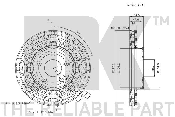 NK 203359 - Тормозные диски