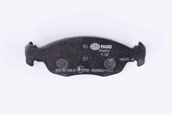 HELLA 8DB 355 008-291 - Тормозные колодки 