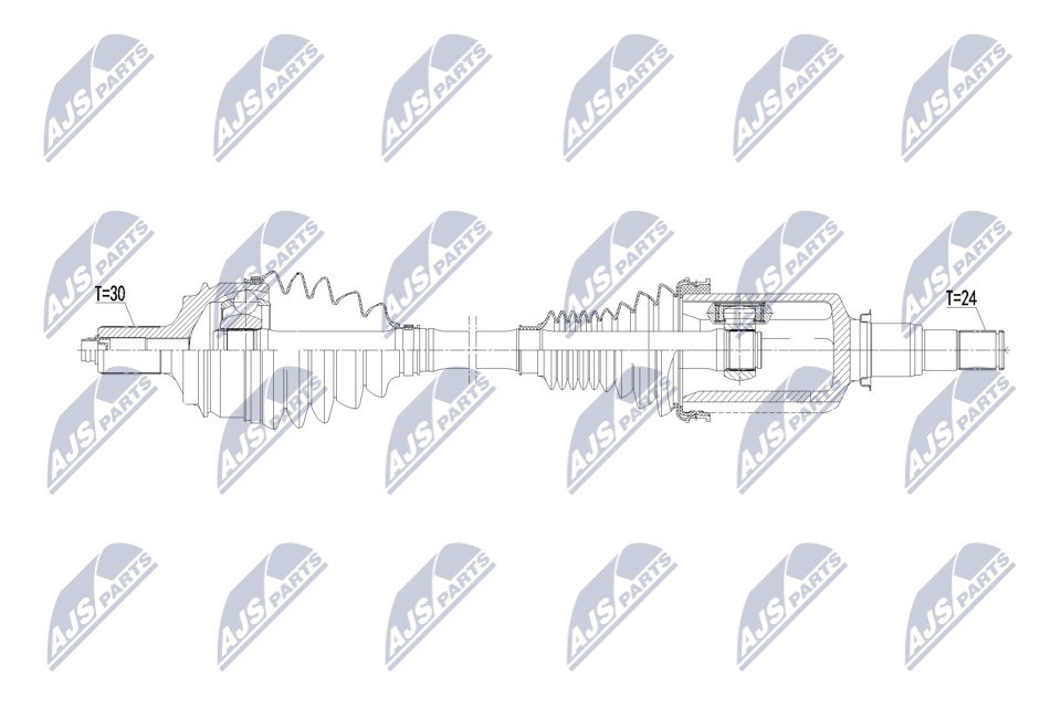 Приводной вал (полуось)