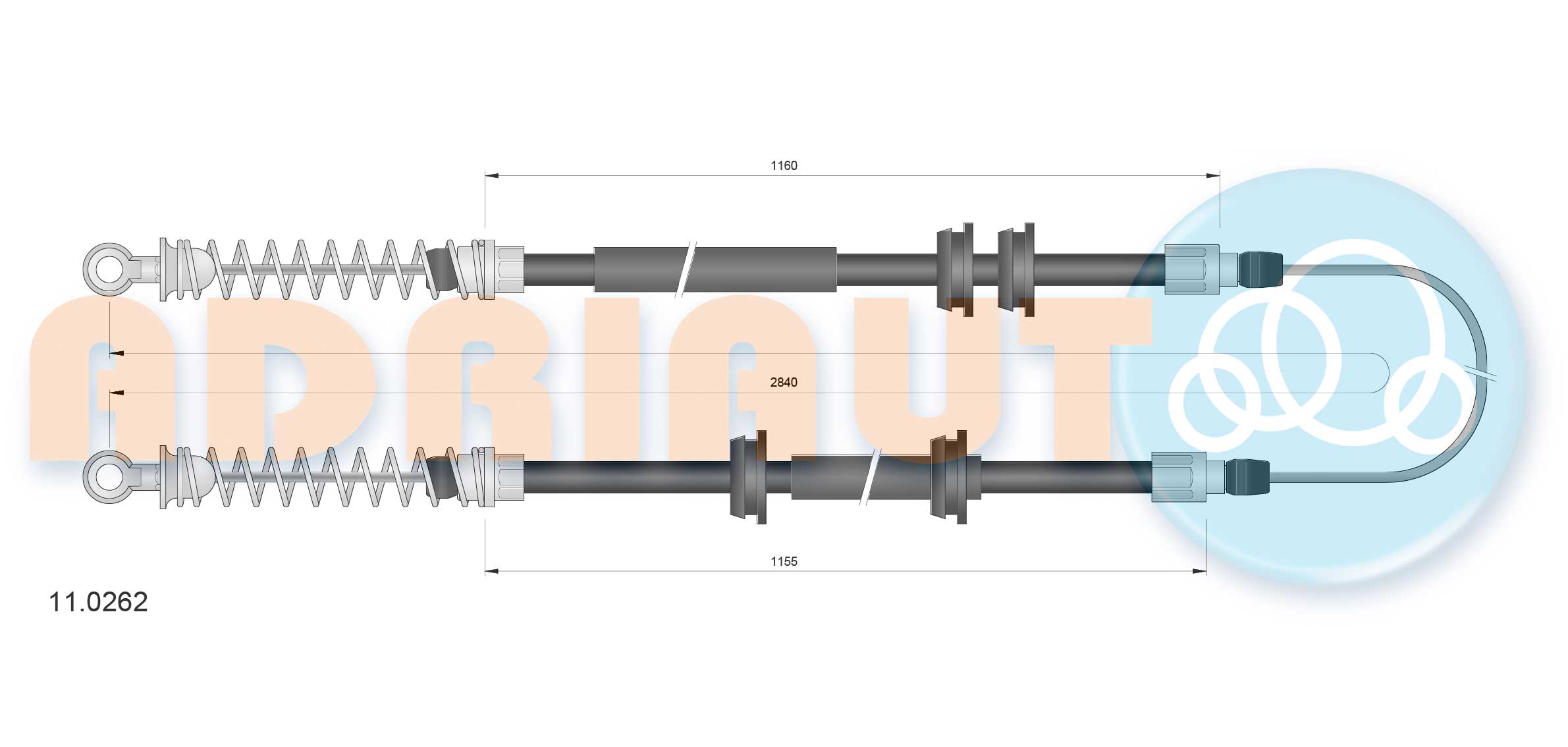 Трос ручника