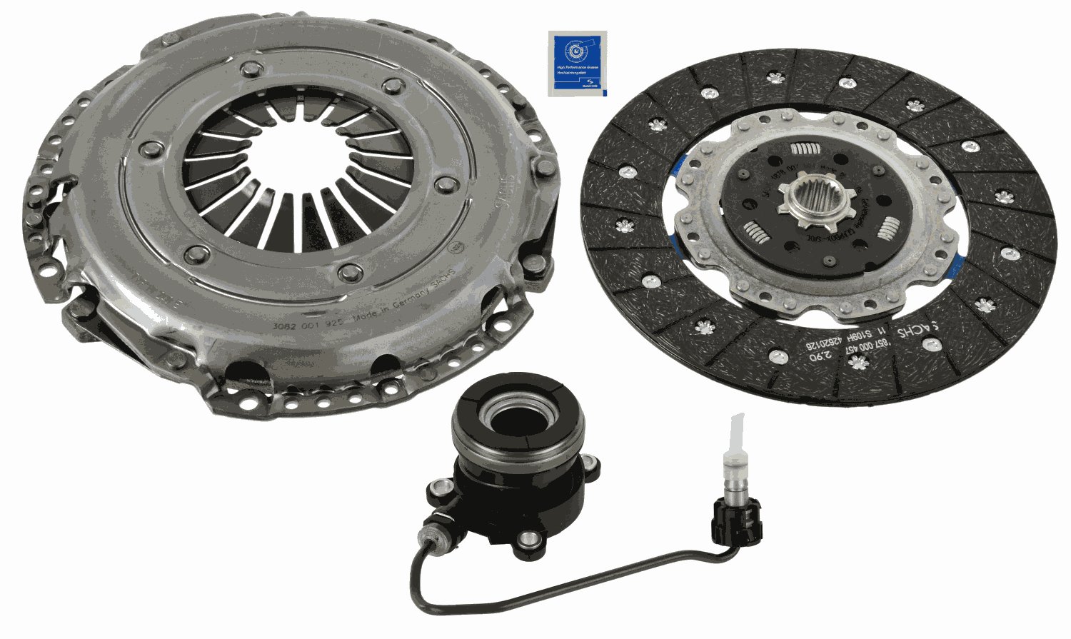 SACHS 3000 990 282 - Комплект сцепления XTend Kit plus CSC