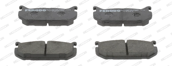 FERODO FDB869 - Комплект тормозных колодок, дисковый тормоз PREMIER ECO FRICTION