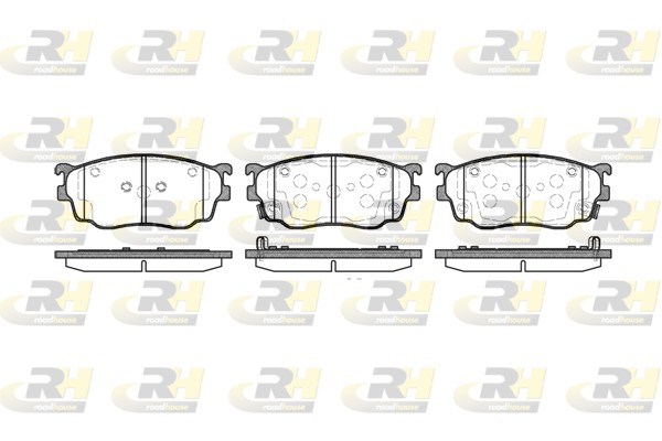 ROADHOUSE 2800.12 - Тормозные колодки 
