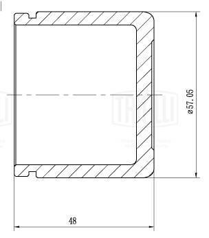 Поршень суппорта