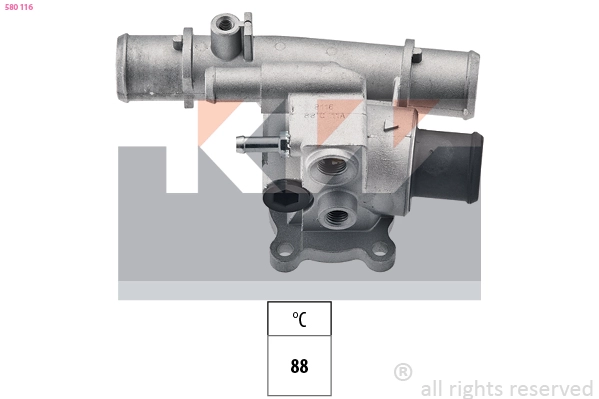 KAWASAKI 580 116 - Термостат