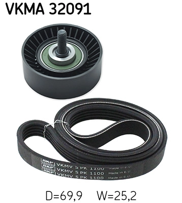 SKF VKMA 32091 - Комплект приводного ремня