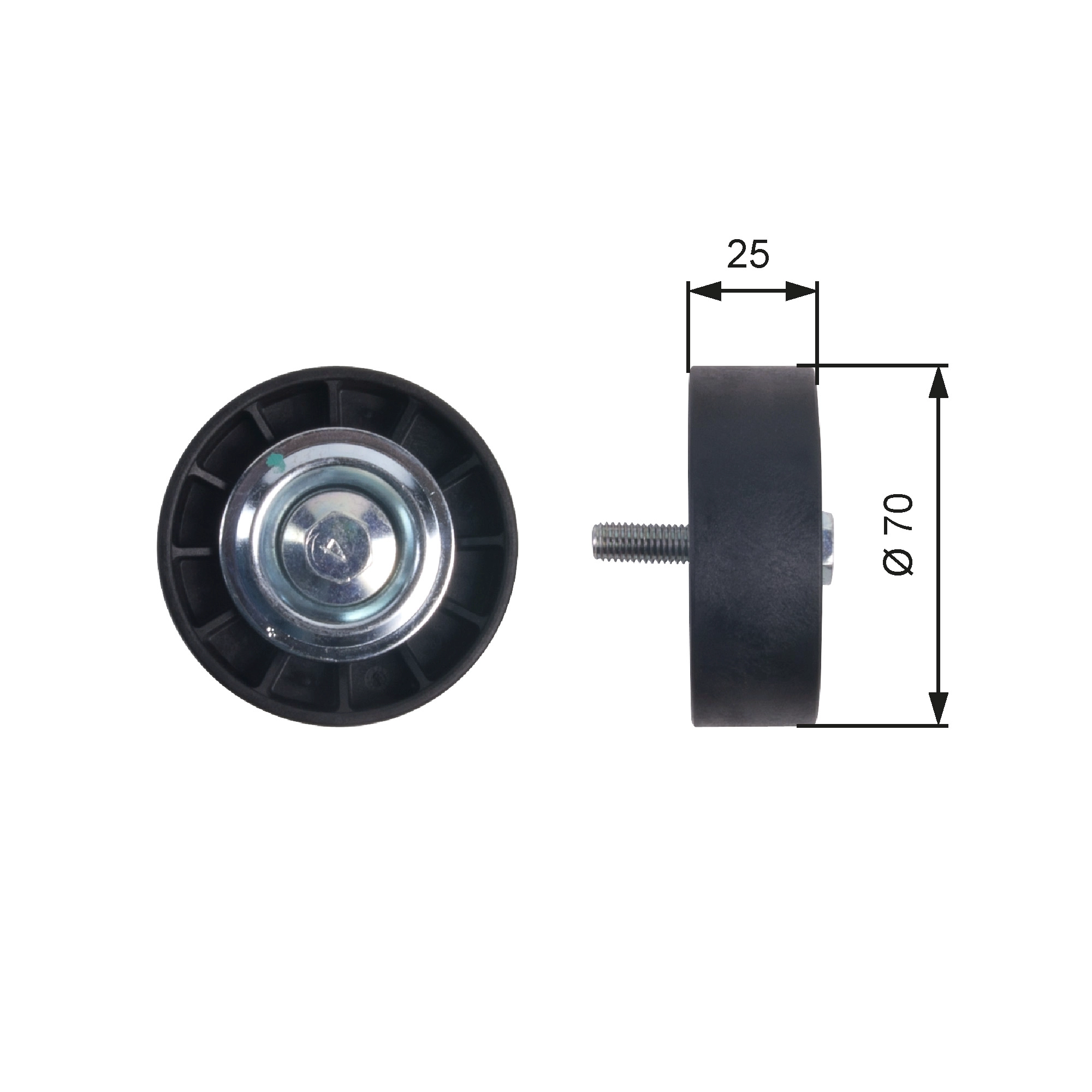 GATES T36402 - Обводной ролик приводного ремня