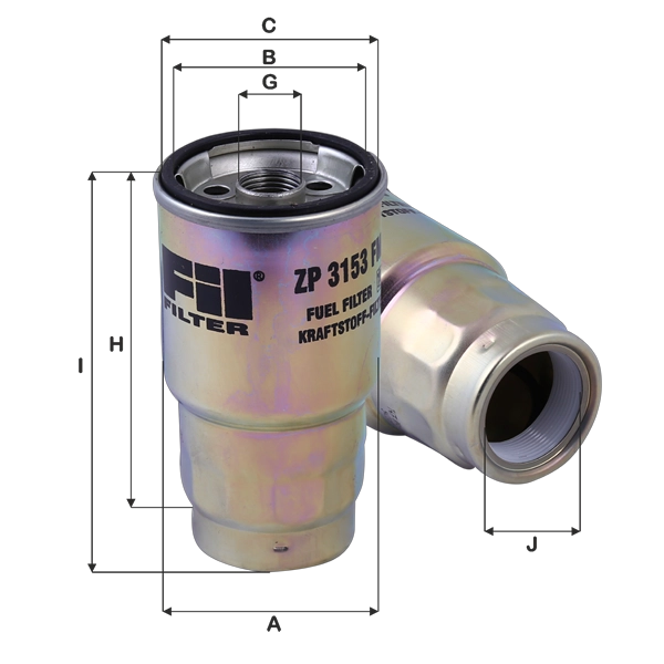 FIL FILTER ZP 3153 FM - Топливный фильтр
