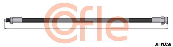 COFLE 92.BH.PE058 - Тормозные шланги