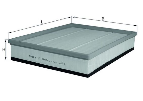 KNECHT LX 1602 - Воздушный фильтр