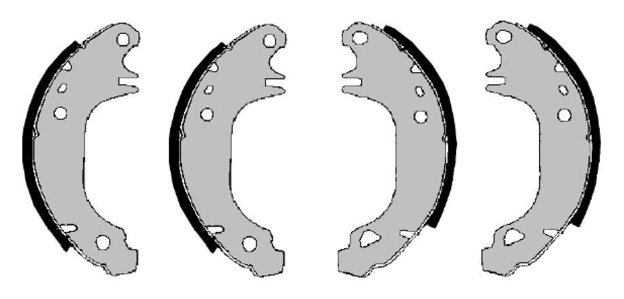 BOSCH F 026 004 275 - Барабанные колодки