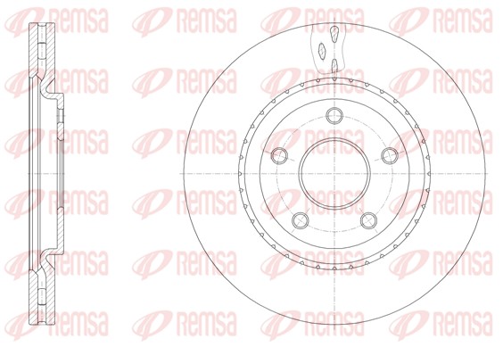 REMSA 61515.10 - Тормозные диски