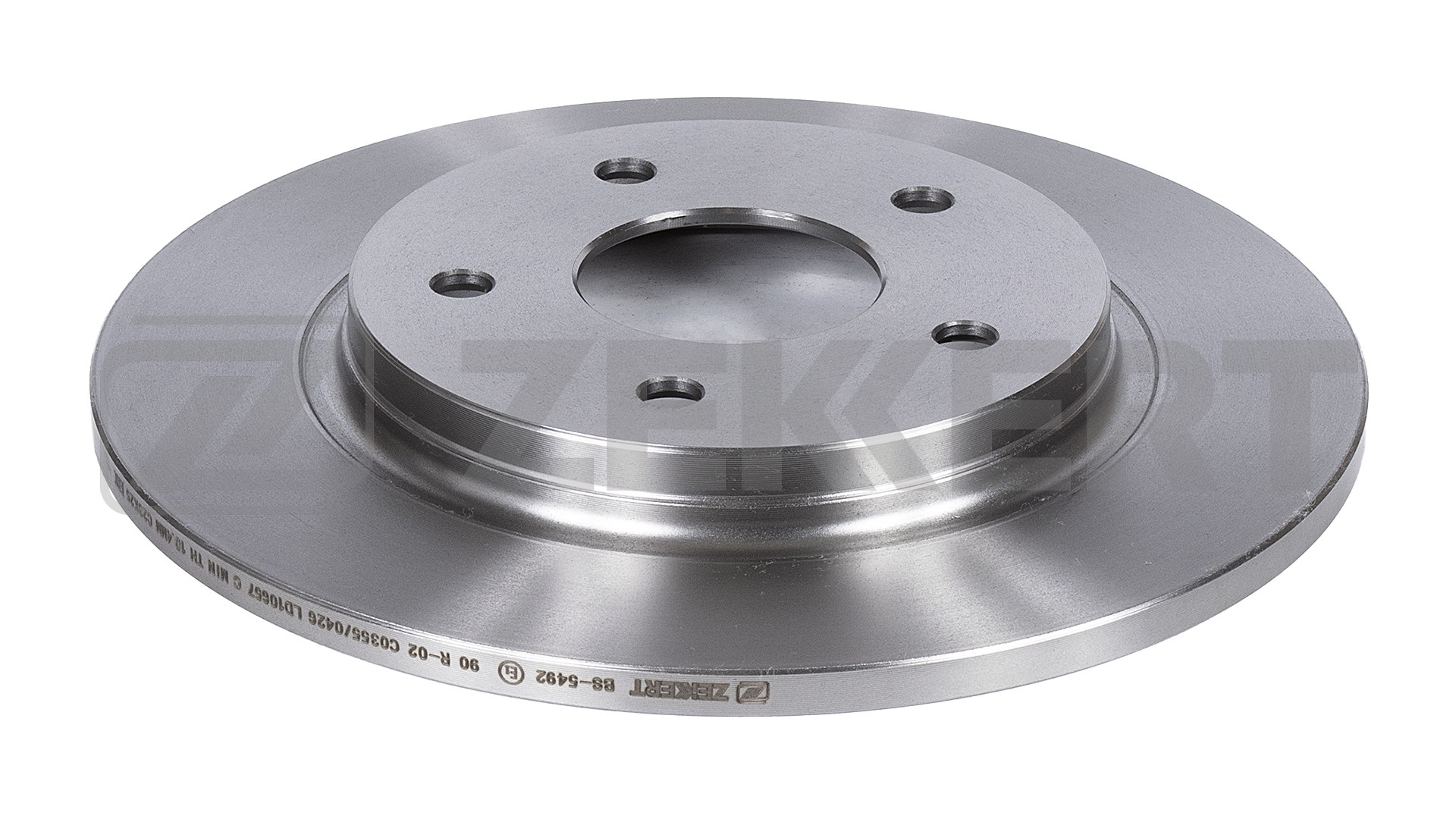 ZEKKERT BS-5492 - Тормозные диски