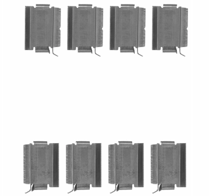 TEXTAR 82545700 - Ремкомплект тормозных колодок