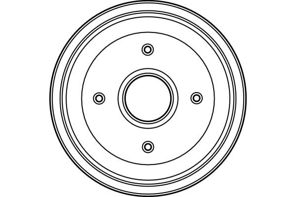 TRW DB4128 - Тормозной барабан