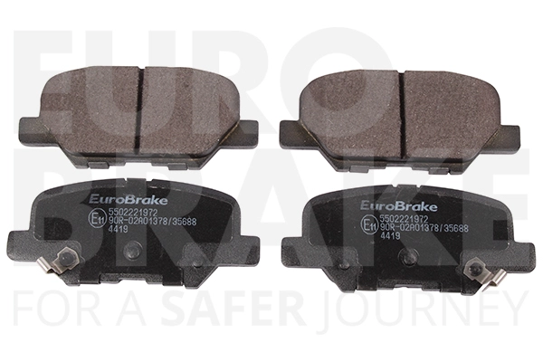 EUROBRAKE 5502221972 - Тормозные колодки 