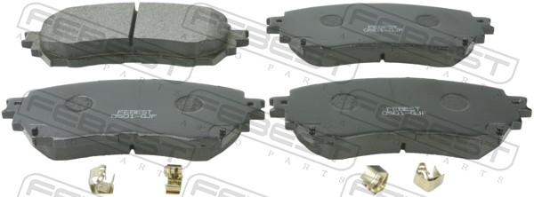 FEBEST 0501-GJF - Тормозные колодки 