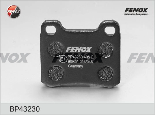 FENOX BP43230 - Тормозные колодки 