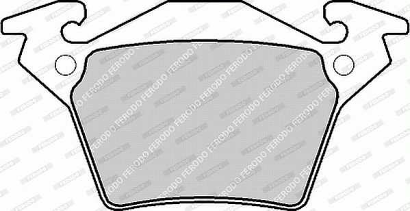 FERODO FVR1305 - Комплект тормозных колодок, дисковый тормоз PREMIER ECO FRICTION