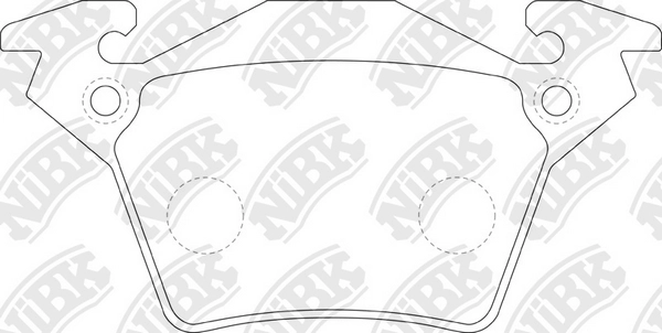 NIBK PN0141 - Тормозные колодки 