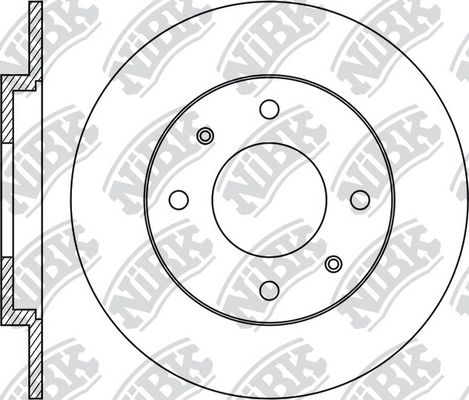 NIBK RN1396 - Тормозные диски