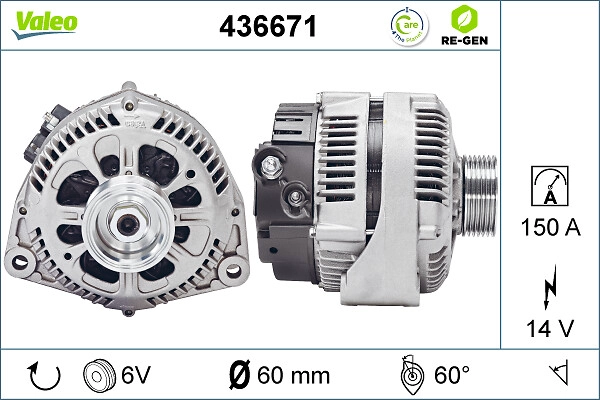 VALEO 436671 - Генератор