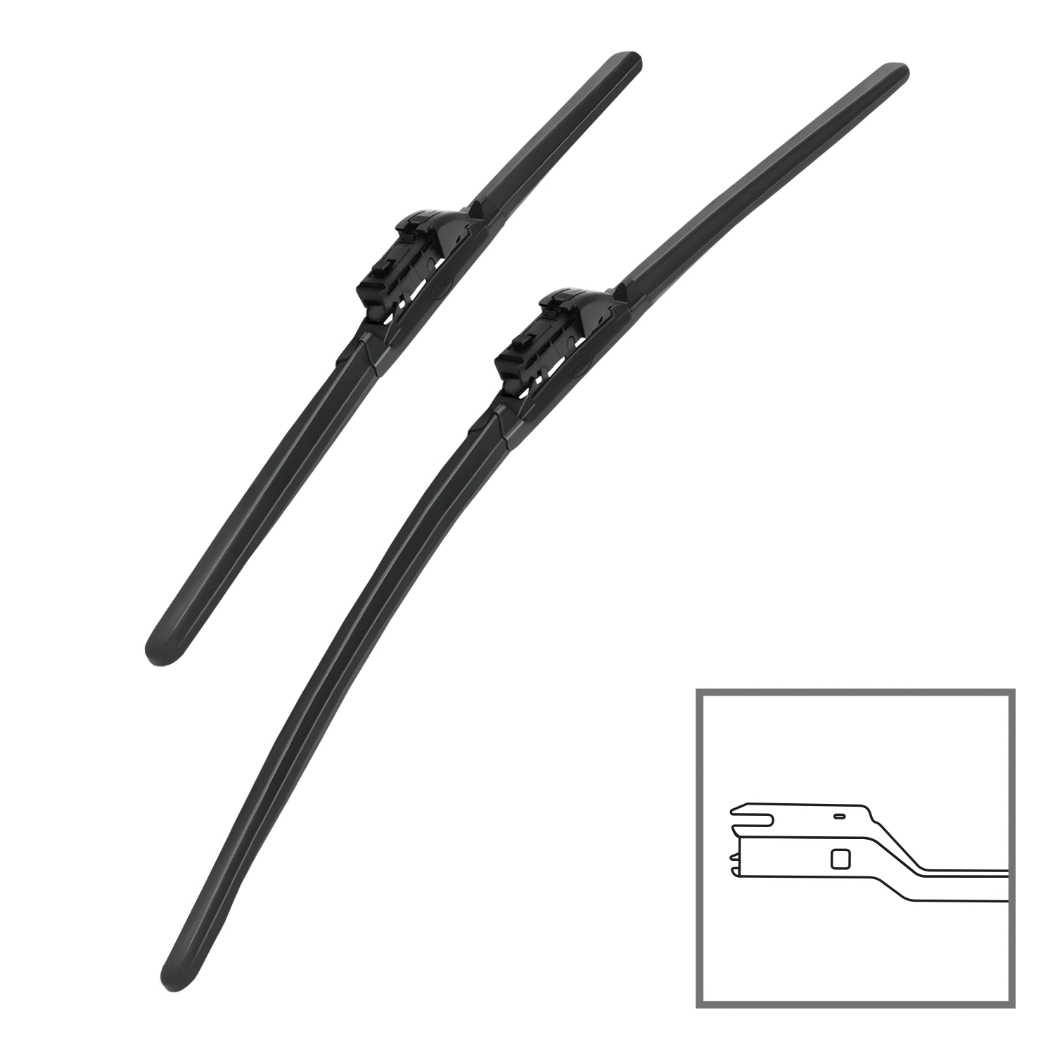 HEYNER 020980 - Щетка стеклоочистителя SET HYBRID