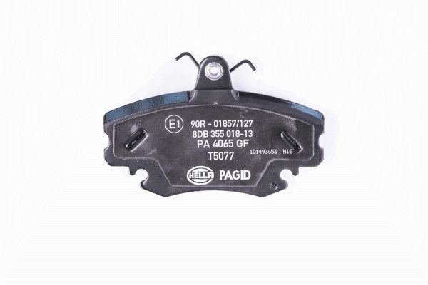 HELLA 8DB 355 018-131 - Тормозные колодки 