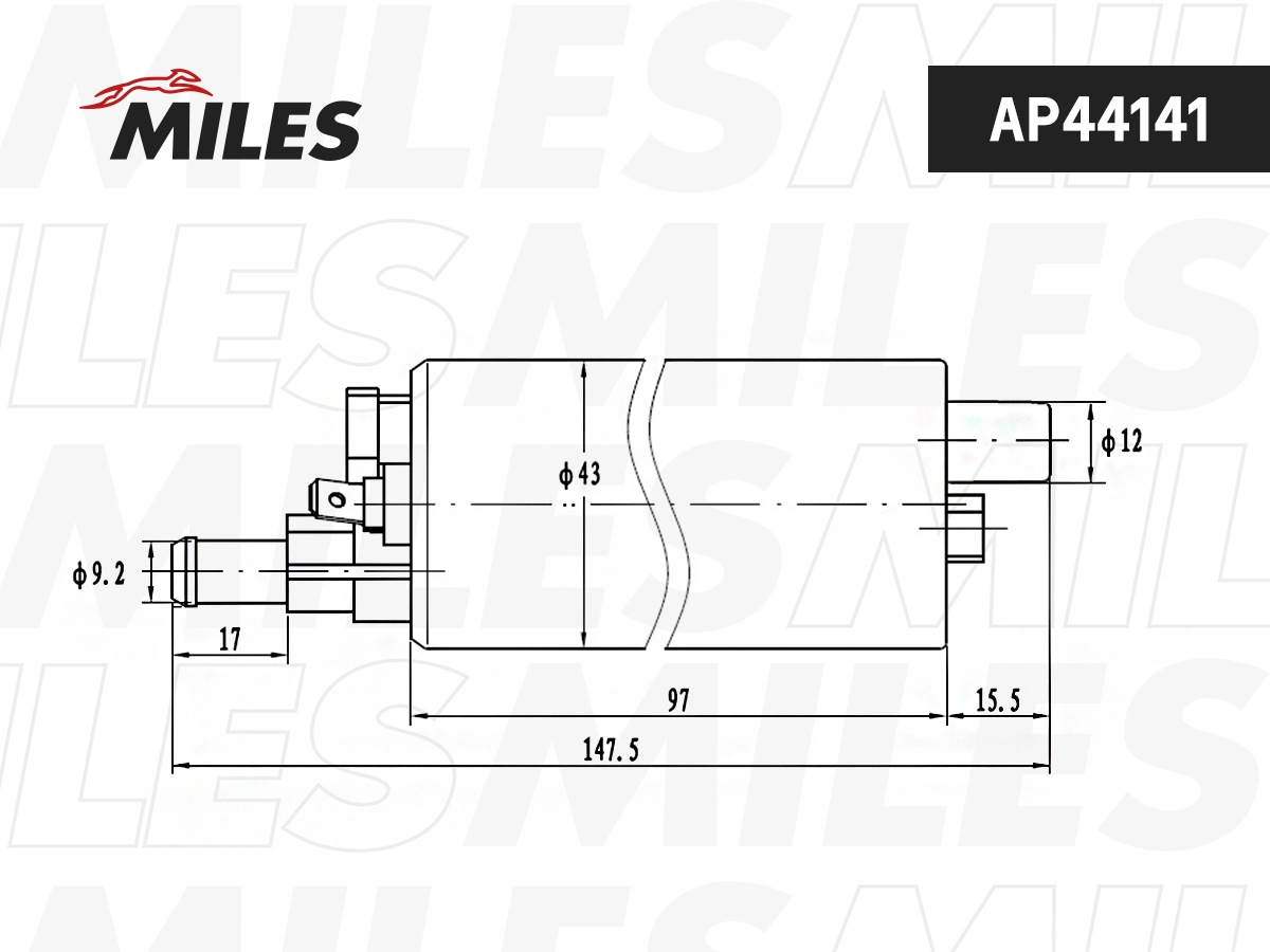 MILES AP44141 - Топливный насос