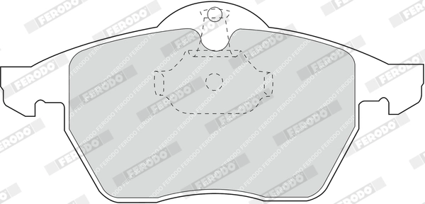FERODO FDB1068 - Комплект тормозных колодок, дисковый тормоз PREMIER ECO FRICTION
