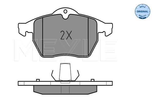 MEYLE 025 218 2919 - Комплект тормозных колодок, дисковый тормоз MEYLE-ORIGINAL: True to OE.