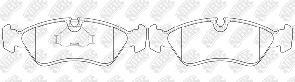 NIBK PN0031 - Тормозные колодки 