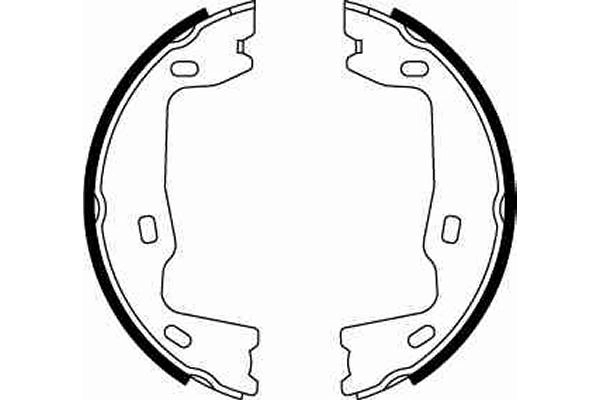TRW GS8223 - Барабанные колодки