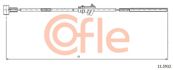 COFLE 11.5932 - Трос ручника